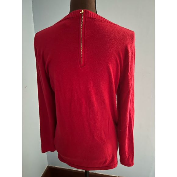 Pre-loved Torrid Red Cage Sweater Size 00 Plus - Picture 6 of 7